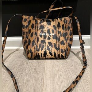 Balenciaga XXS Leopard tote bag